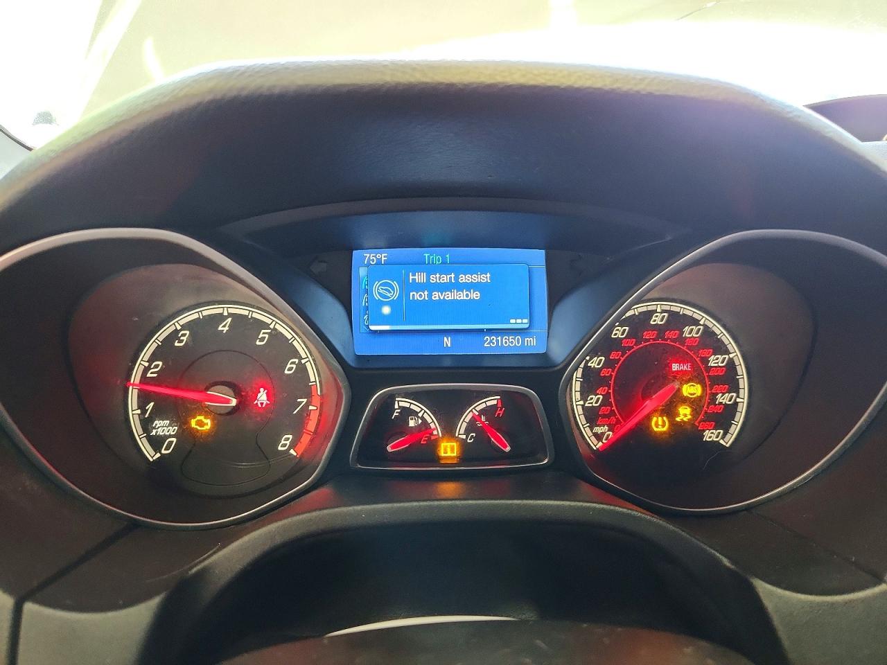 2014 Ford Focus St White vin: 1FADP3L98EL212214