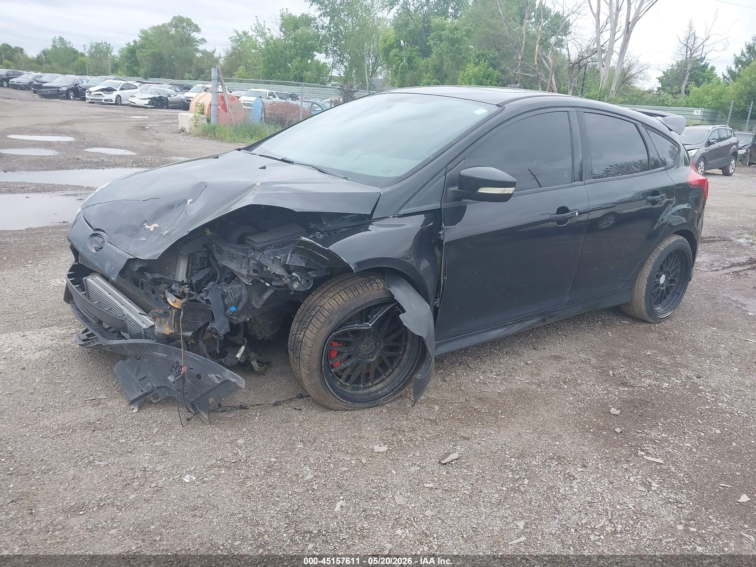 2014 Ford Focus   Black vin: 1FADP3L98EL261381