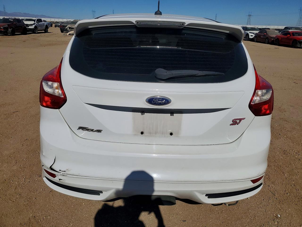 2014 Ford Focus St Белый vin: 1FADP3L98EL399440
