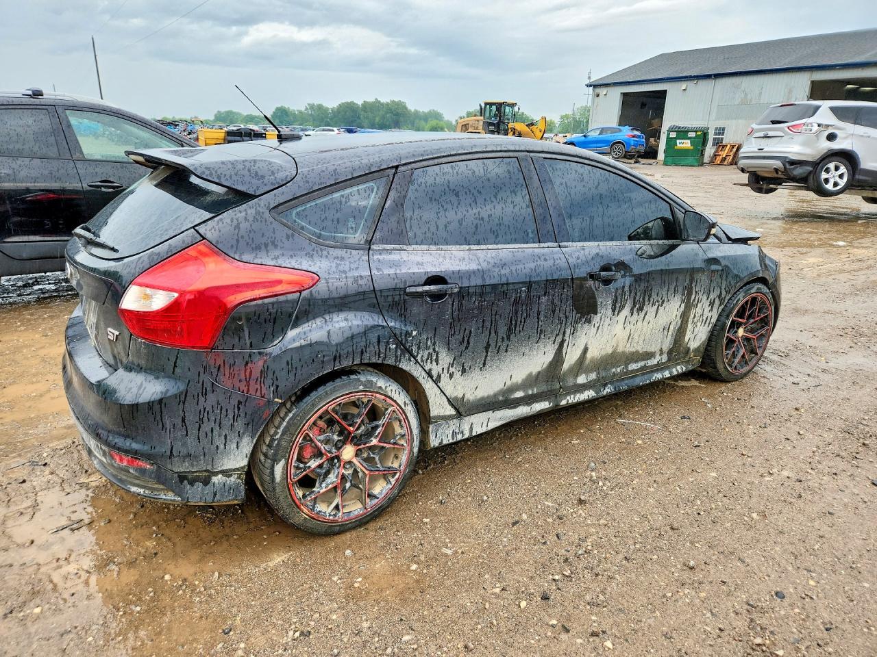 2014 Ford Focus St Black vin: 1FADP3L98EL412624