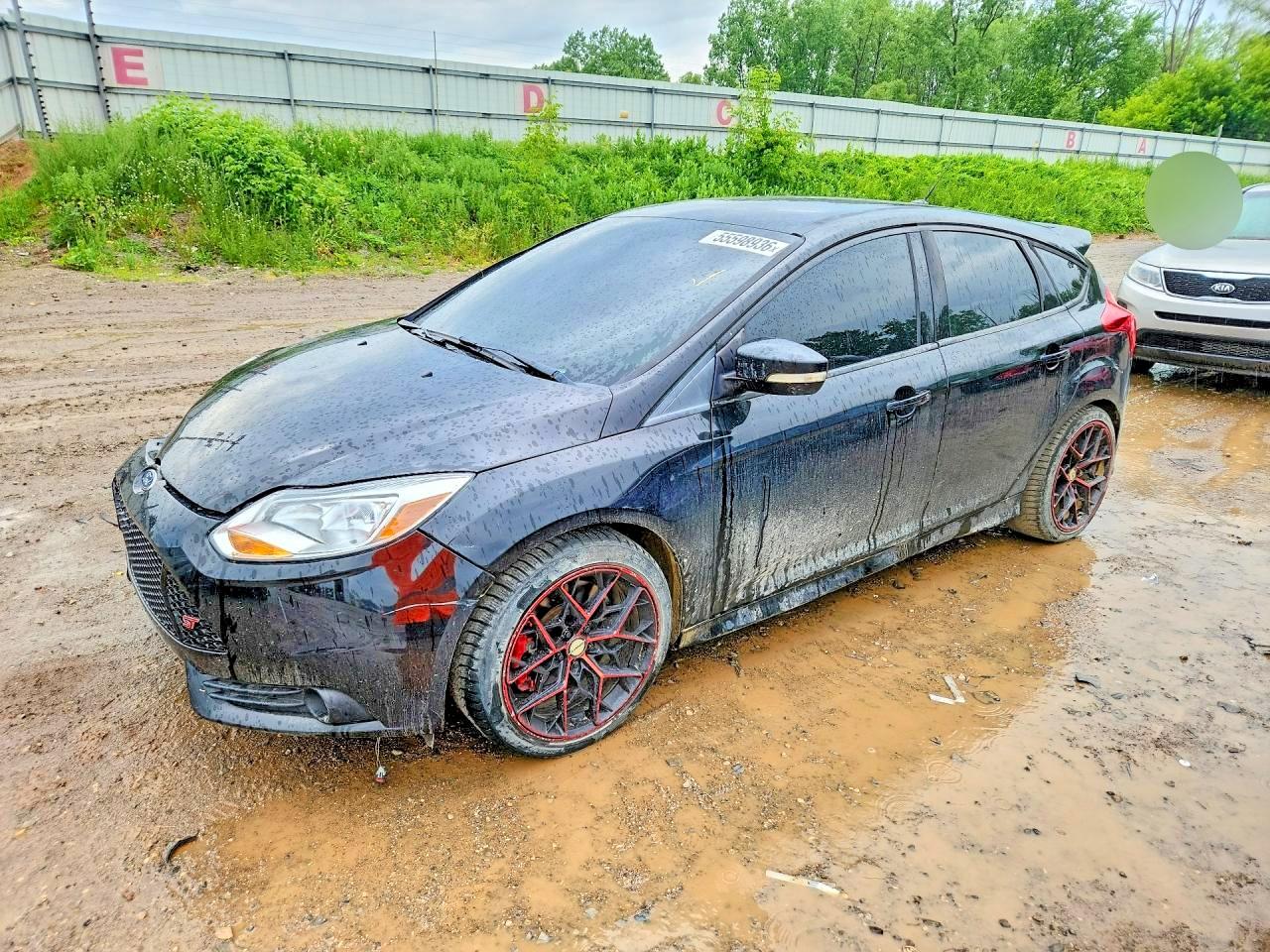 2014 Ford Focus St Black vin: 1FADP3L98EL412624