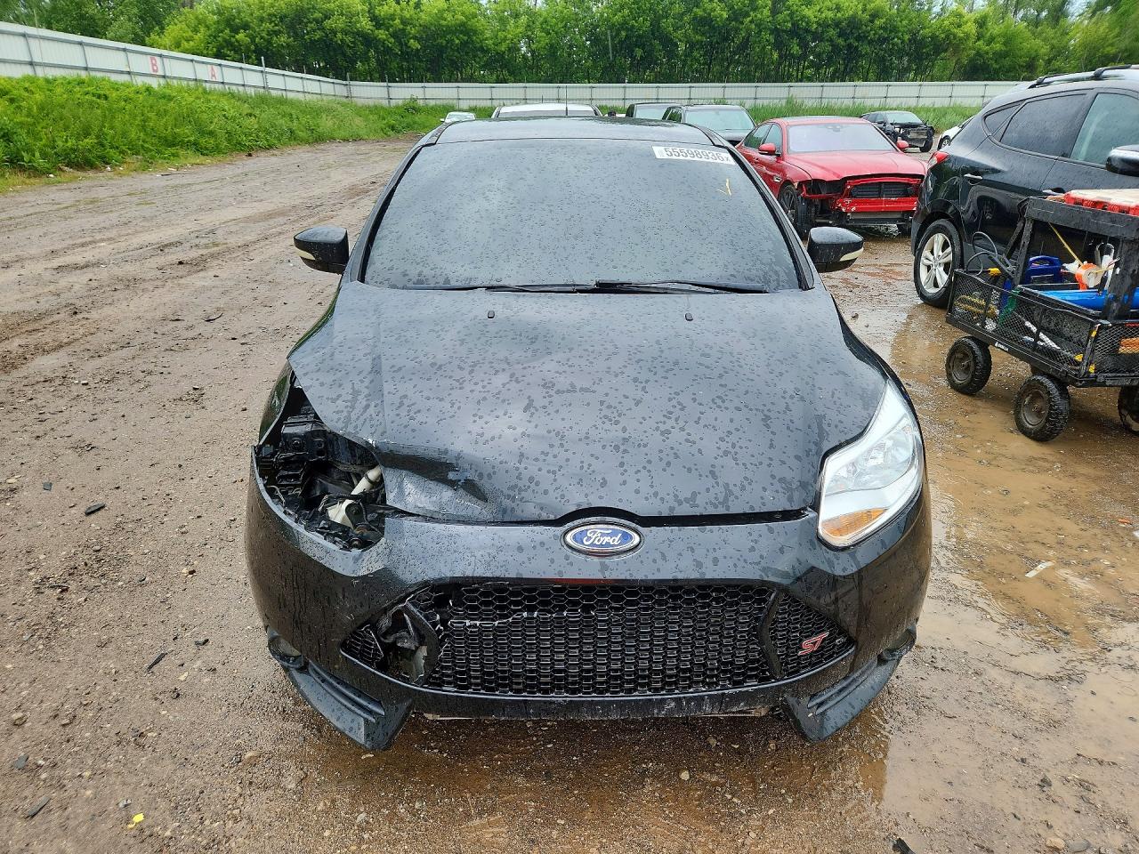 2014 Ford Focus St Black vin: 1FADP3L98EL412624