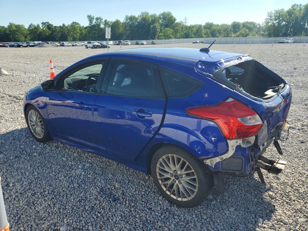2014 Ford Focus St Синий vin: 1FADP3L98EL422599