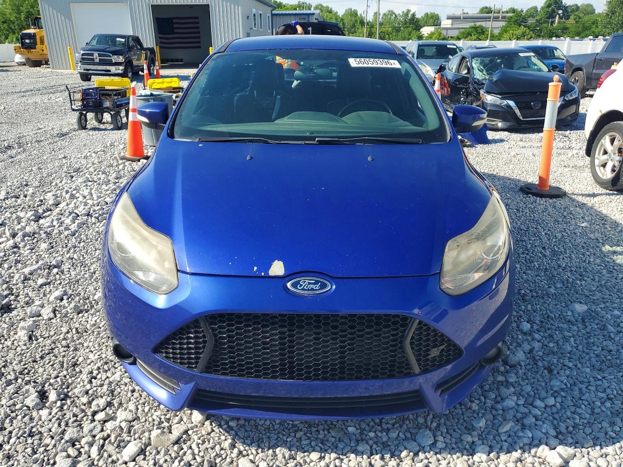 2014 Ford Focus St Синий vin: 1FADP3L98EL422599