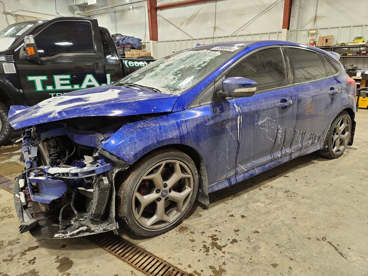2015 Ford Focus St Blue vin: 1FADP3L98FL229001