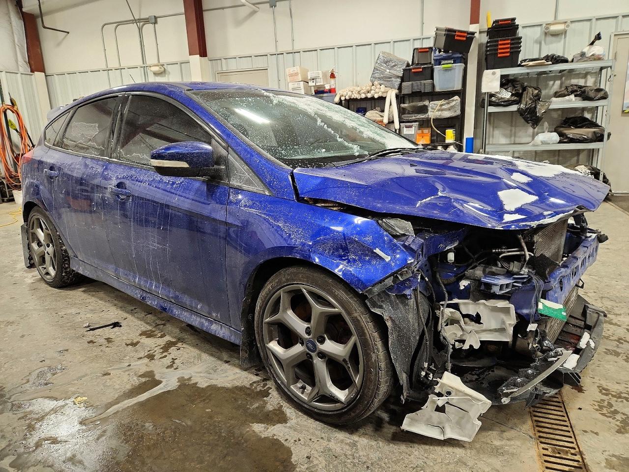 2015 Ford Focus St Blue vin: 1FADP3L98FL229001