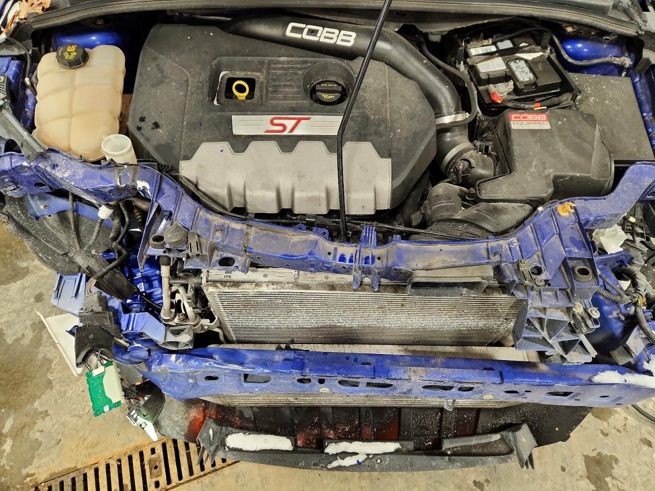 2015 Ford Focus St Blue vin: 1FADP3L98FL229001