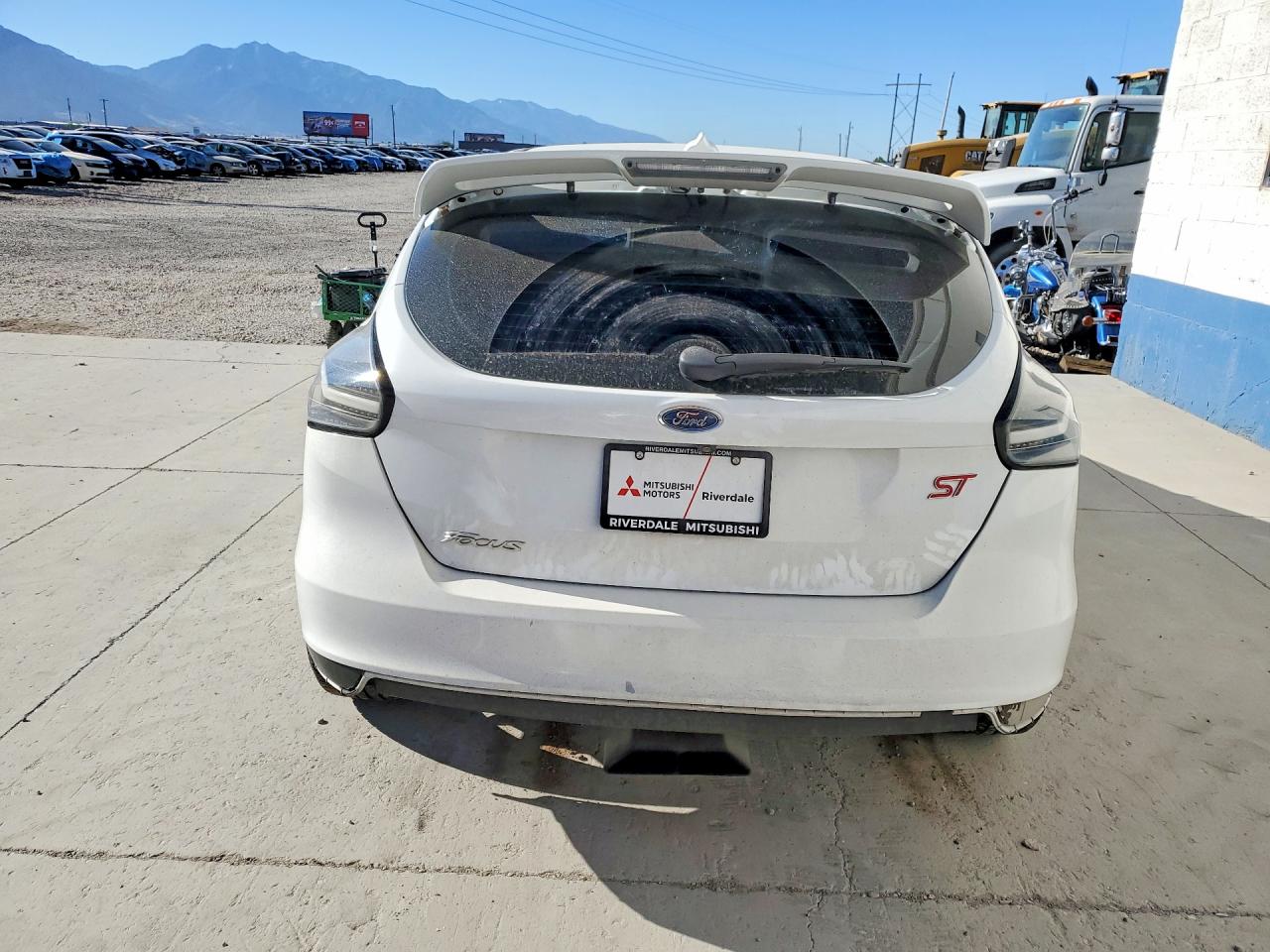 2015 Ford Focus St White vin: 1FADP3L98FL369291