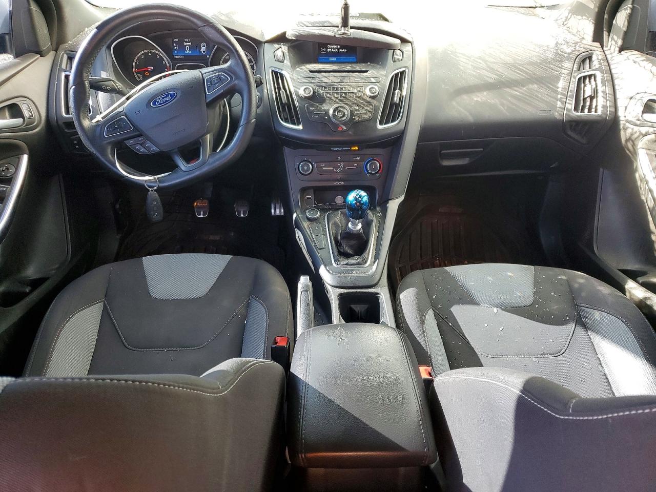 2015 Ford Focus St White vin: 1FADP3L98FL369291