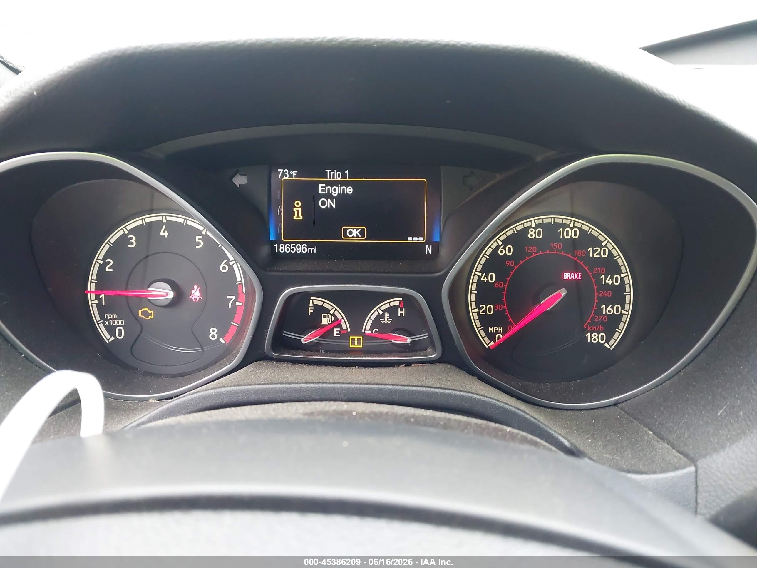 2015 Ford Focus St   Серый vin: 1FADP3L98FL381490