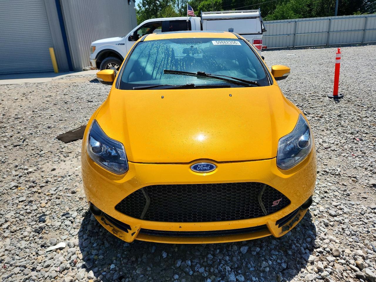 2013 Ford Focus St Yellow vin: 1FADP3L99DL163166