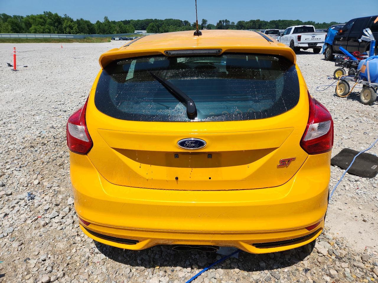 2013 Ford Focus St Yellow vin: 1FADP3L99DL163166