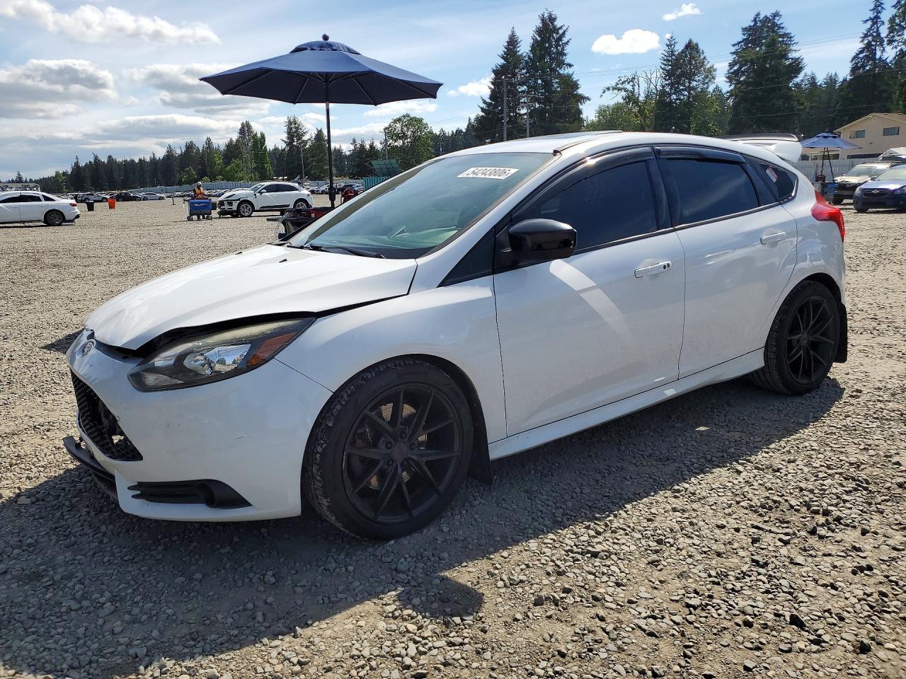 2013 Ford Focus St White vin: 1FADP3L99DL172756