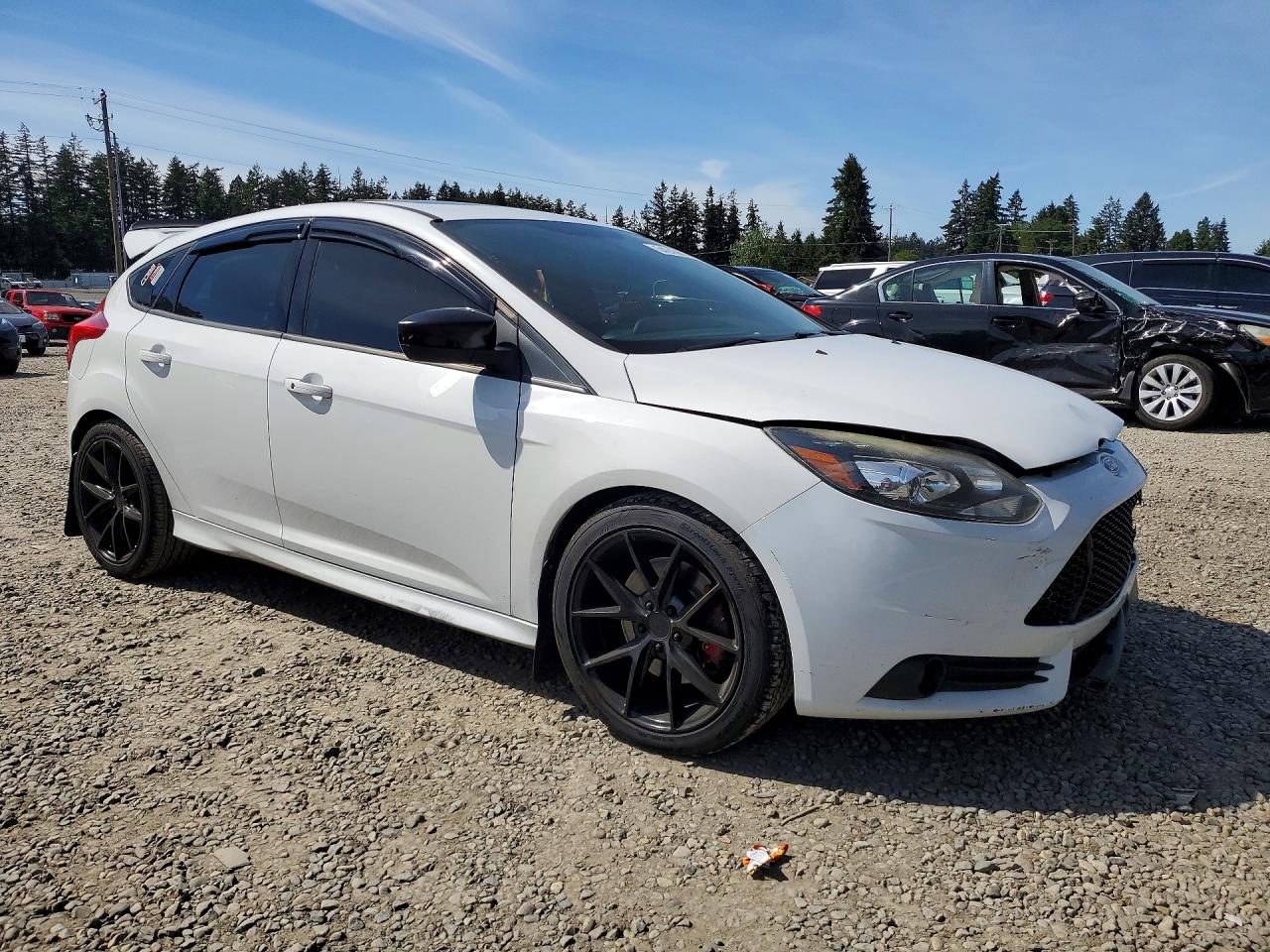 2013 Ford Focus St White vin: 1FADP3L99DL172756