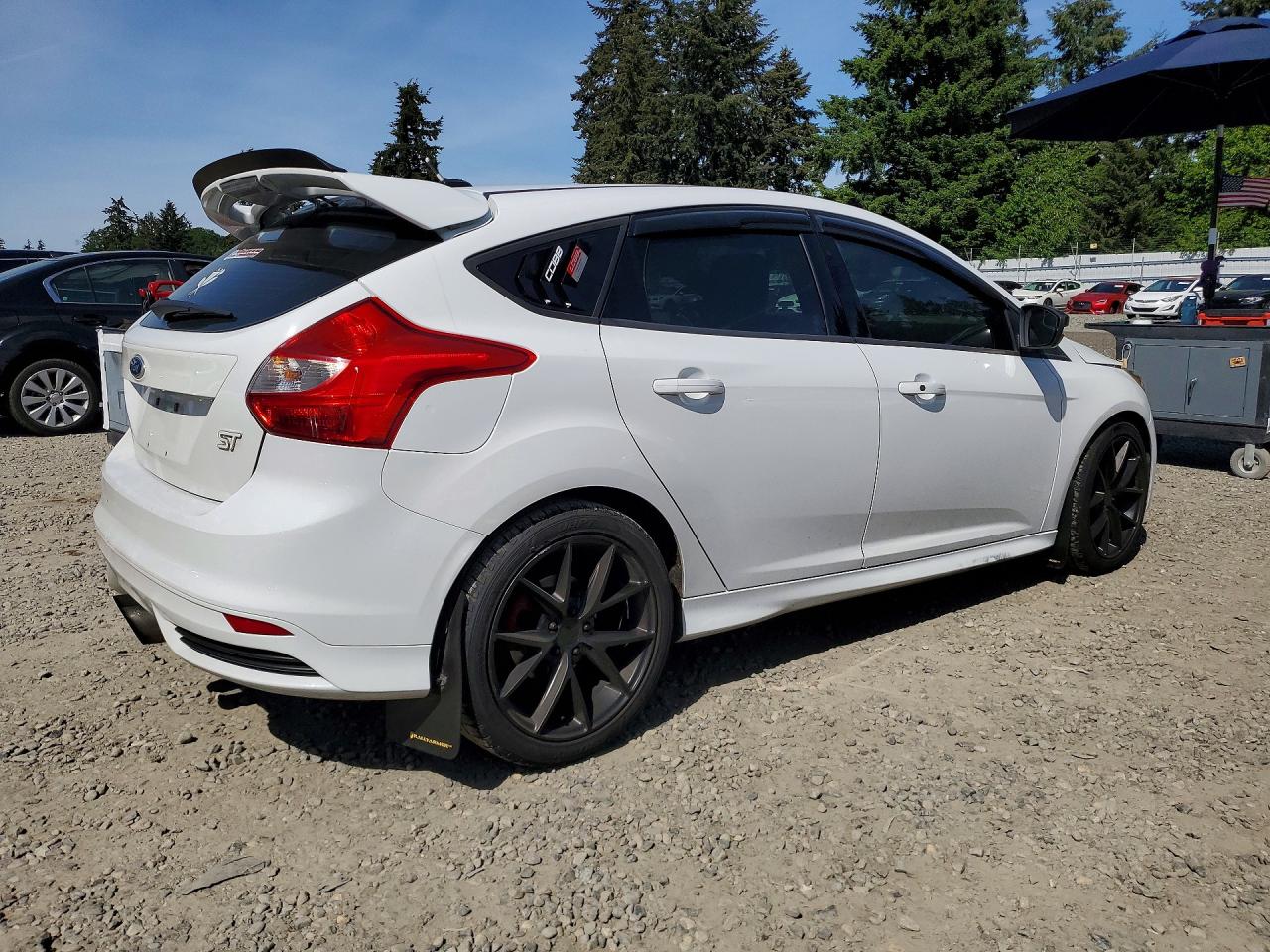 2013 Ford Focus St White vin: 1FADP3L99DL172756