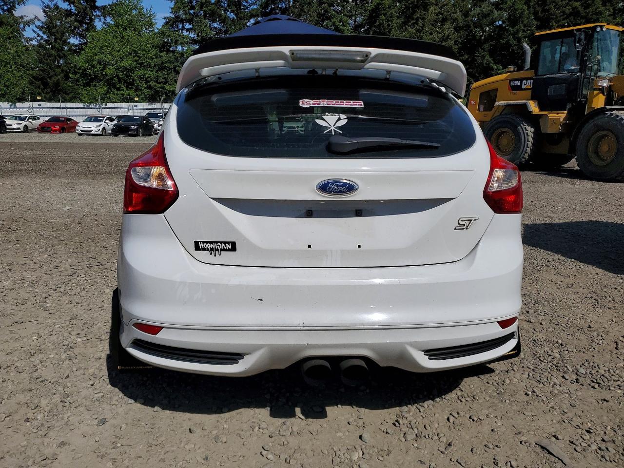 2013 Ford Focus St White vin: 1FADP3L99DL172756