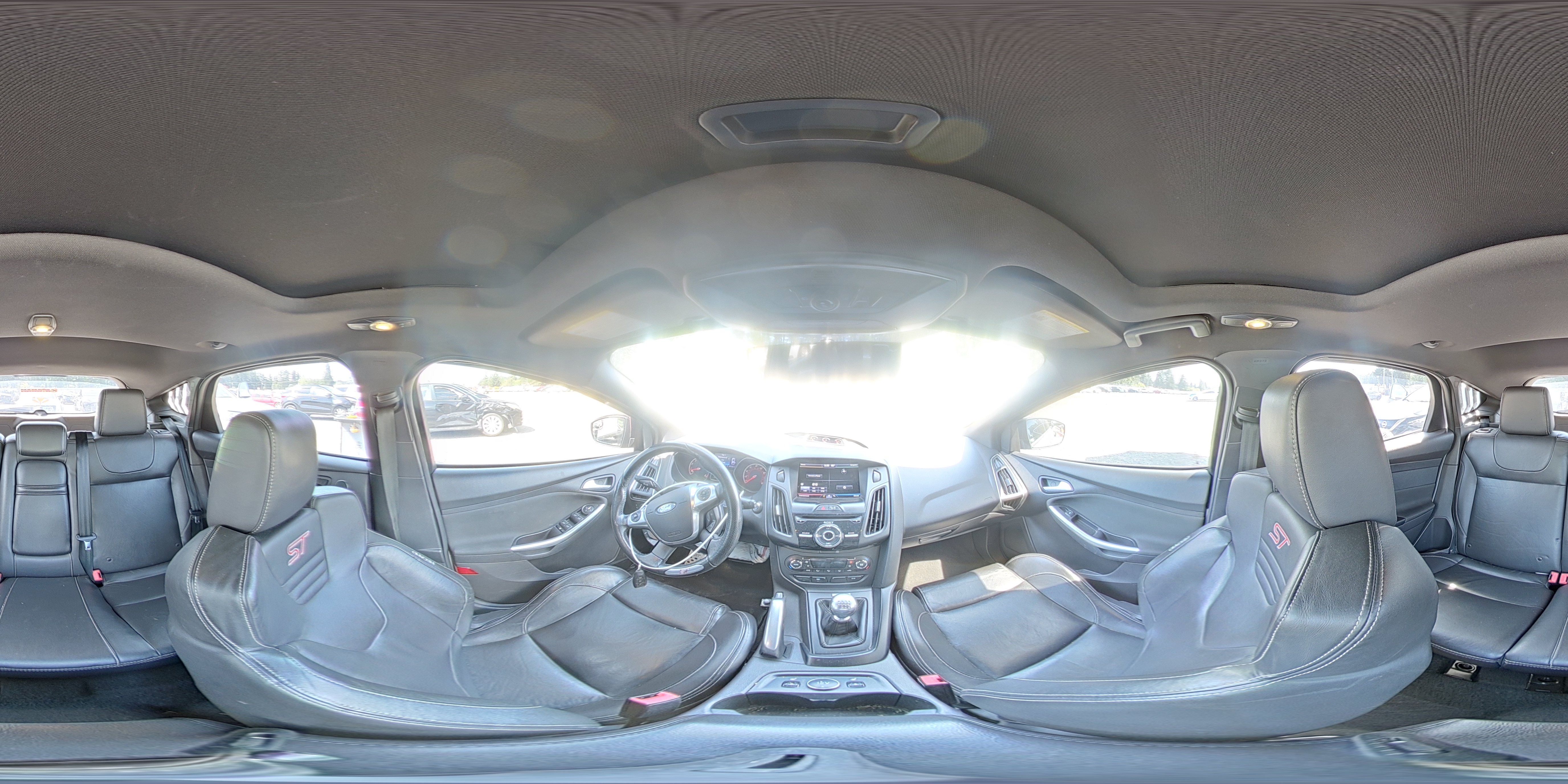 2013 Ford Focus St White vin: 1FADP3L99DL172756