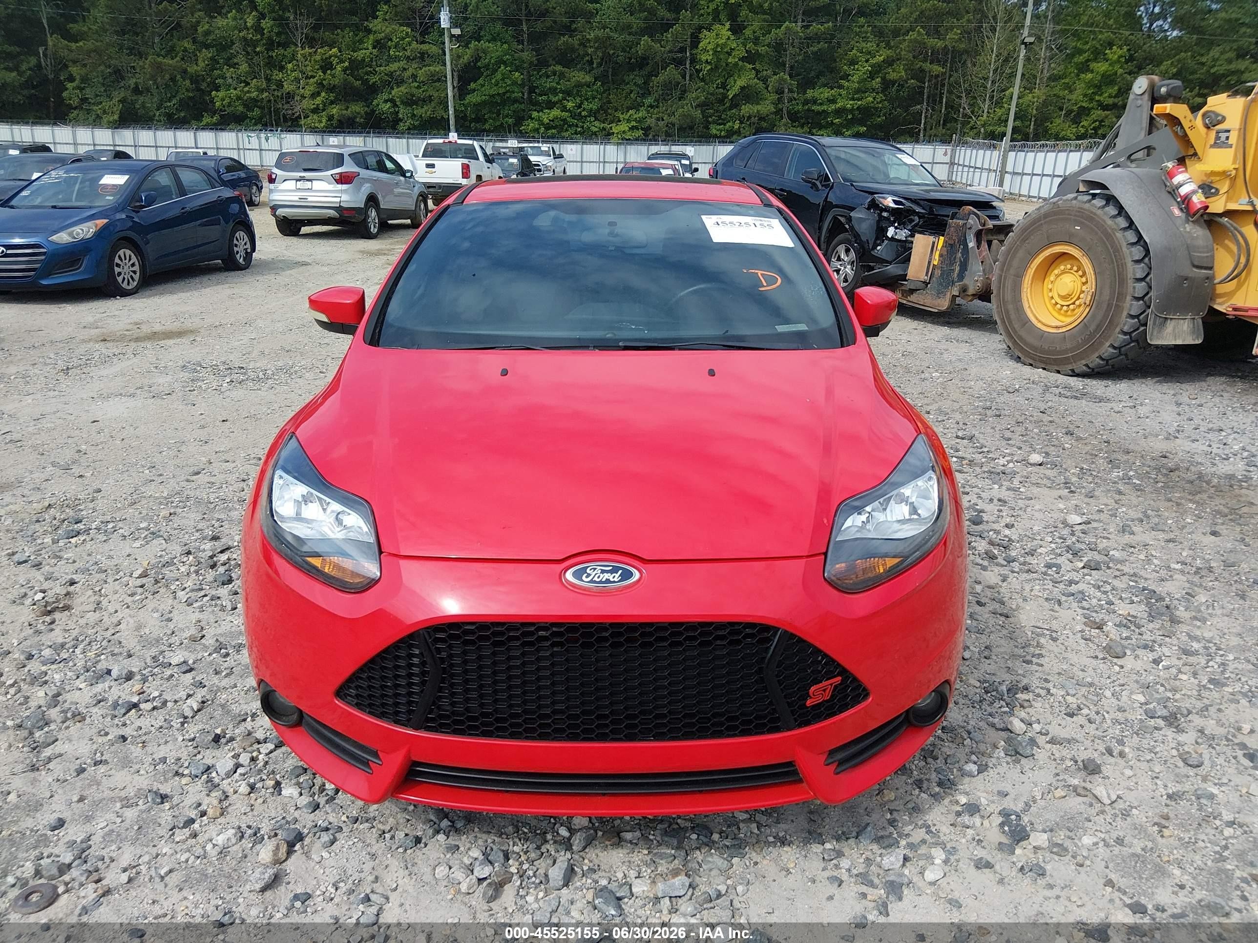 2013 Ford Focus St   Red vin: 1FADP3L99DL216674