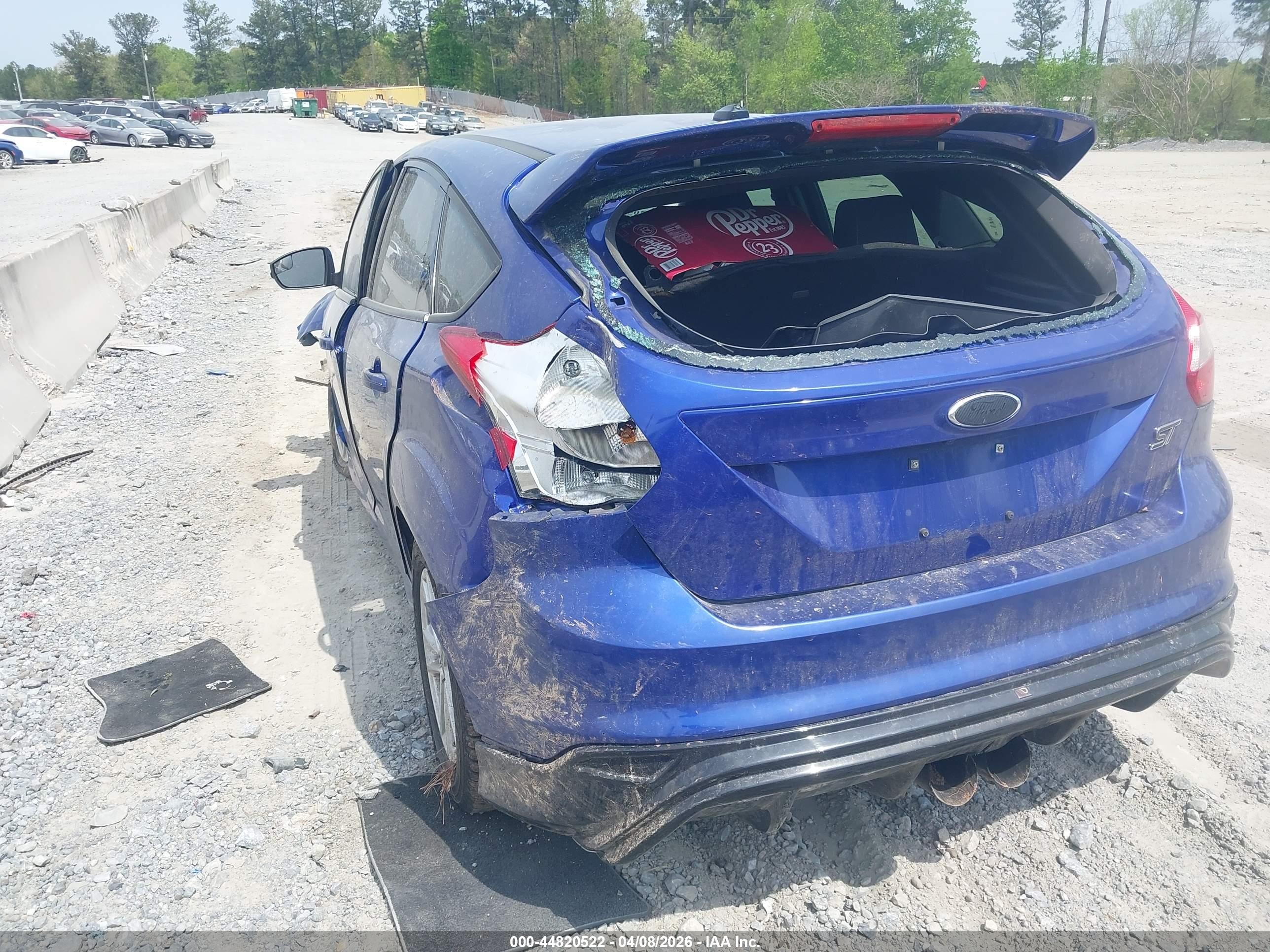 2013 Ford Focus St   Blue vin: 1FADP3L99DL294159