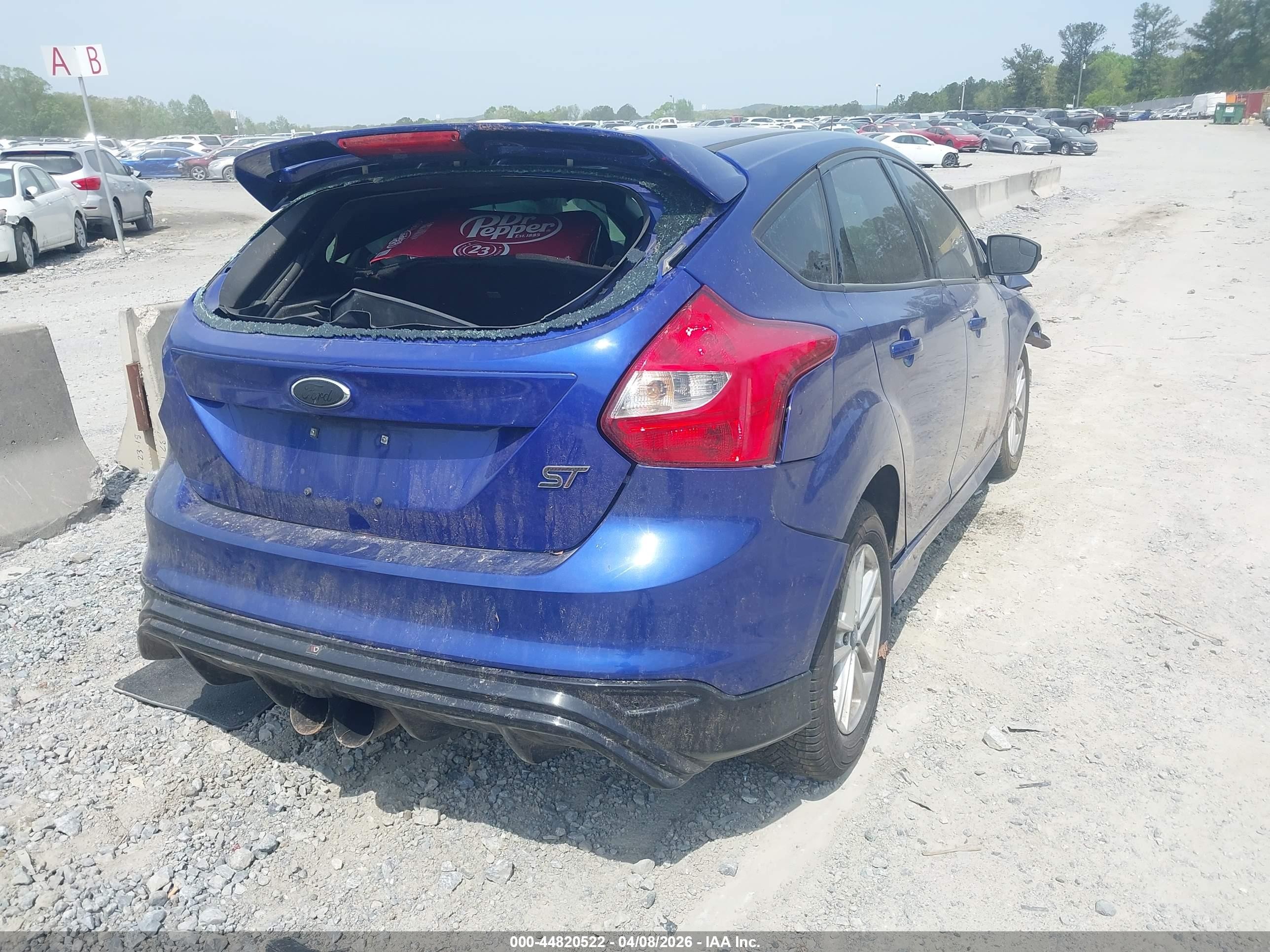 2013 Ford Focus St   Blue vin: 1FADP3L99DL294159