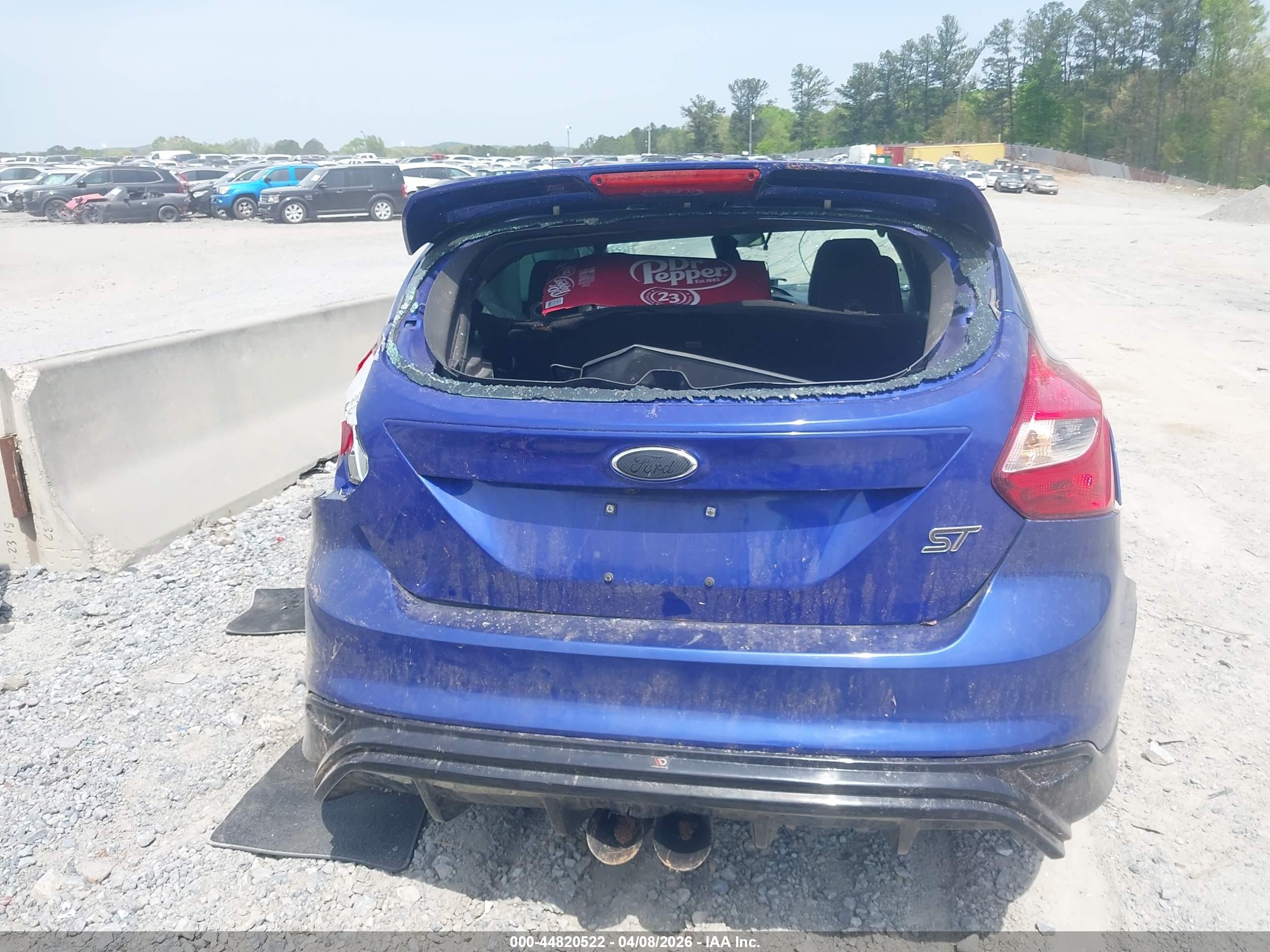 2013 Ford Focus St   Blue vin: 1FADP3L99DL294159
