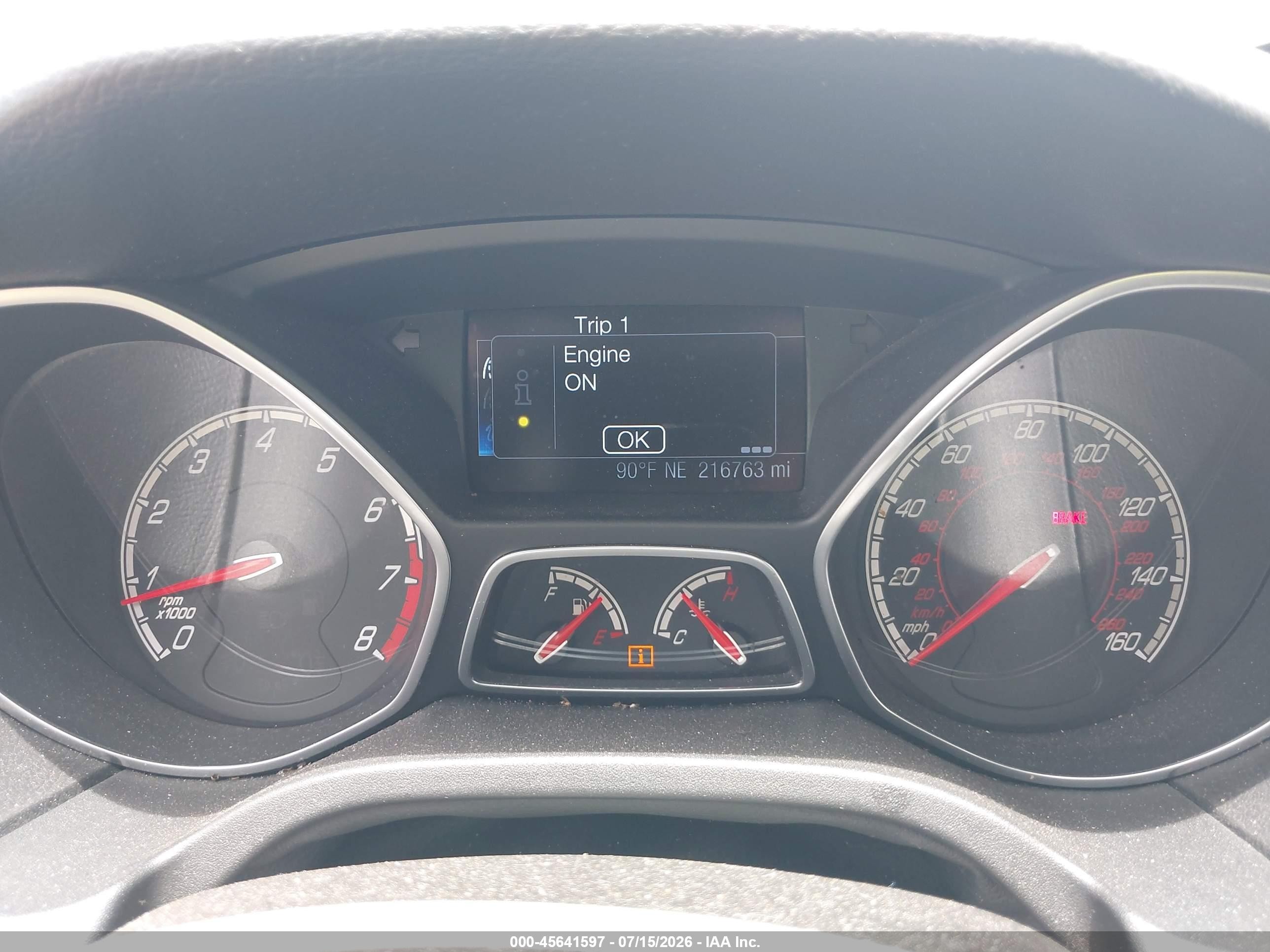 2013 Ford Focus St Yellow vin: 1FADP3L99DL364338