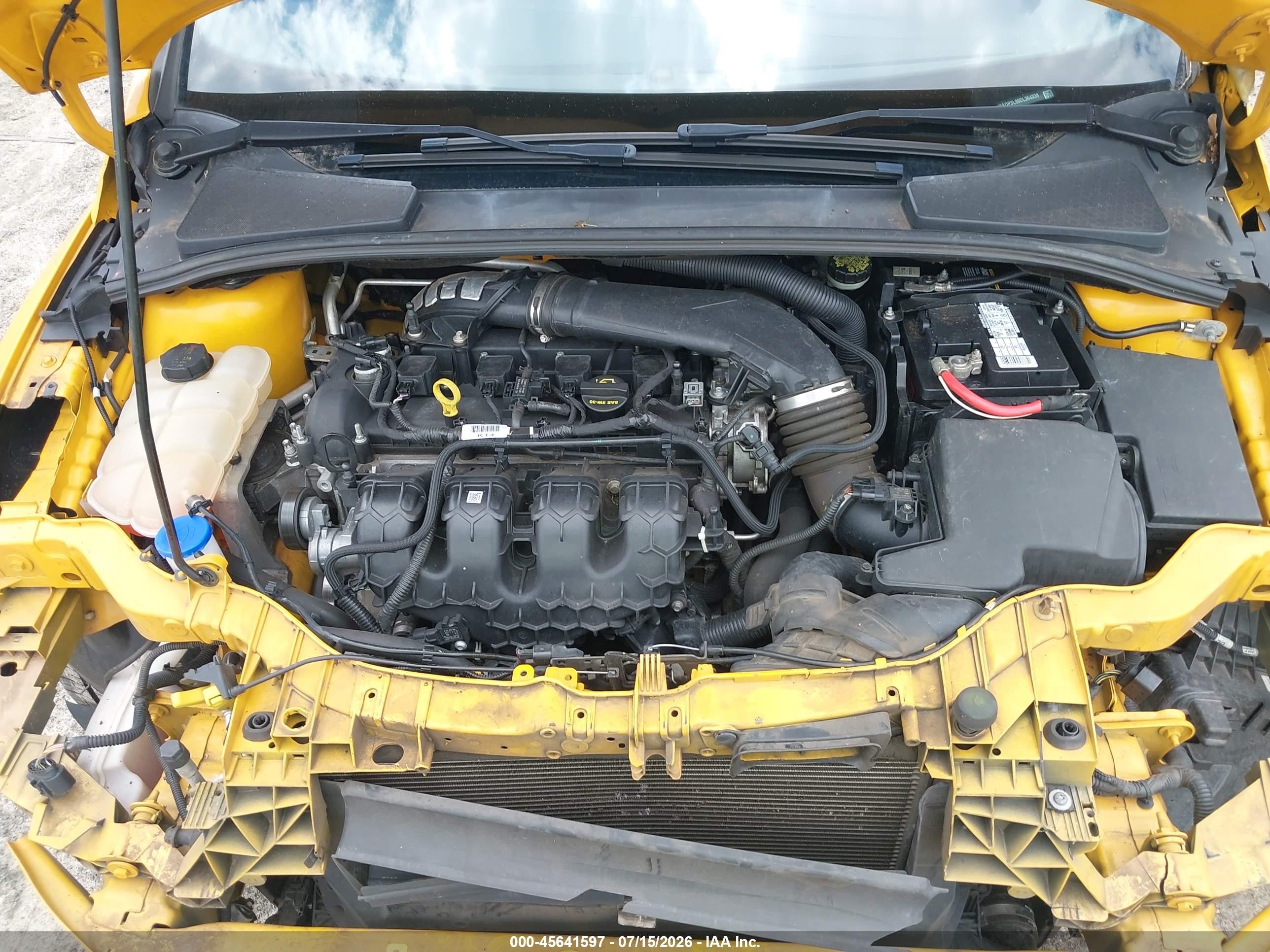 2013 Ford Focus St Yellow vin: 1FADP3L99DL364338