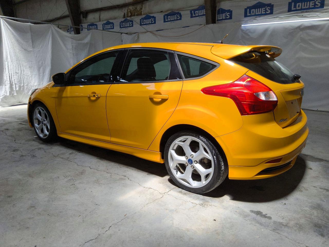 2014 Ford Focus St Yellow vin: 1FADP3L99EL345631
