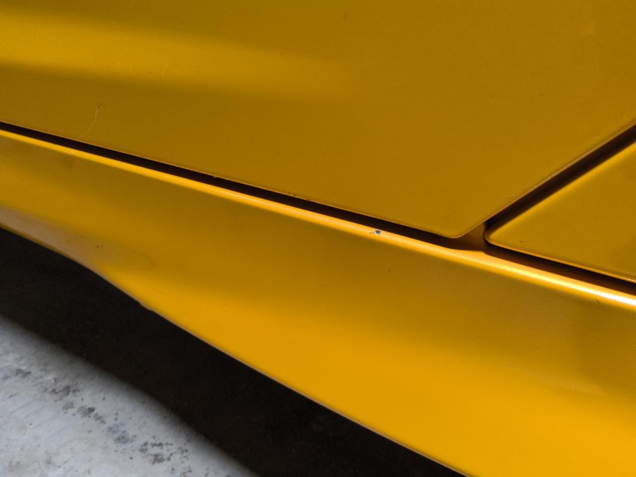 2014 Ford Focus St Yellow vin: 1FADP3L99EL345631 Damage: Left Rocker Panel Molding, Chipped, 1