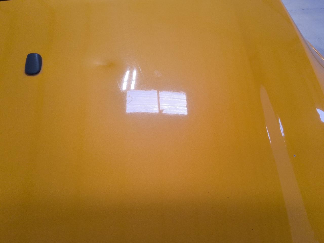 2014 Ford Focus St Yellow vin: 1FADP3L99EL345631 Damage: Hood, Dent(S) W/ Paint Dmg, 1 To 2 Inches