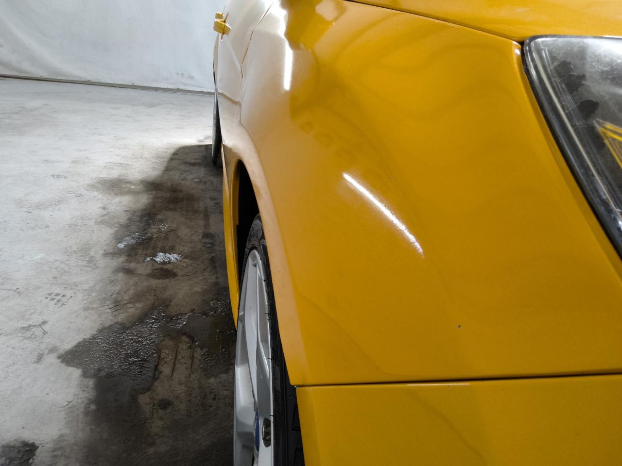 2014 Ford Focus St Yellow vin: 1FADP3L99EL345631 Damage: Right Front Fender, Chipped, 2