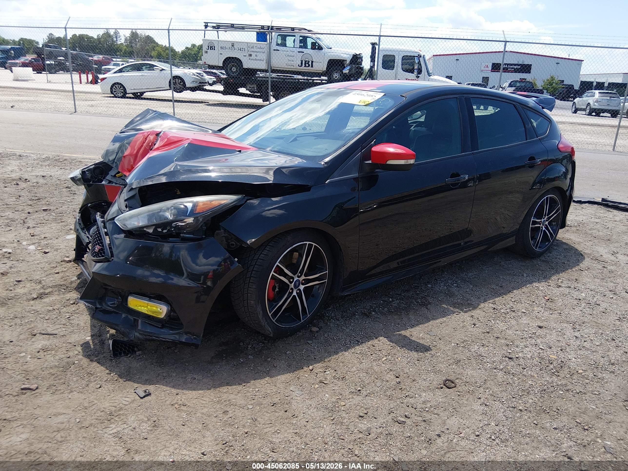 2015 Ford Focus St   Black vin: 1FADP3L99FL291488