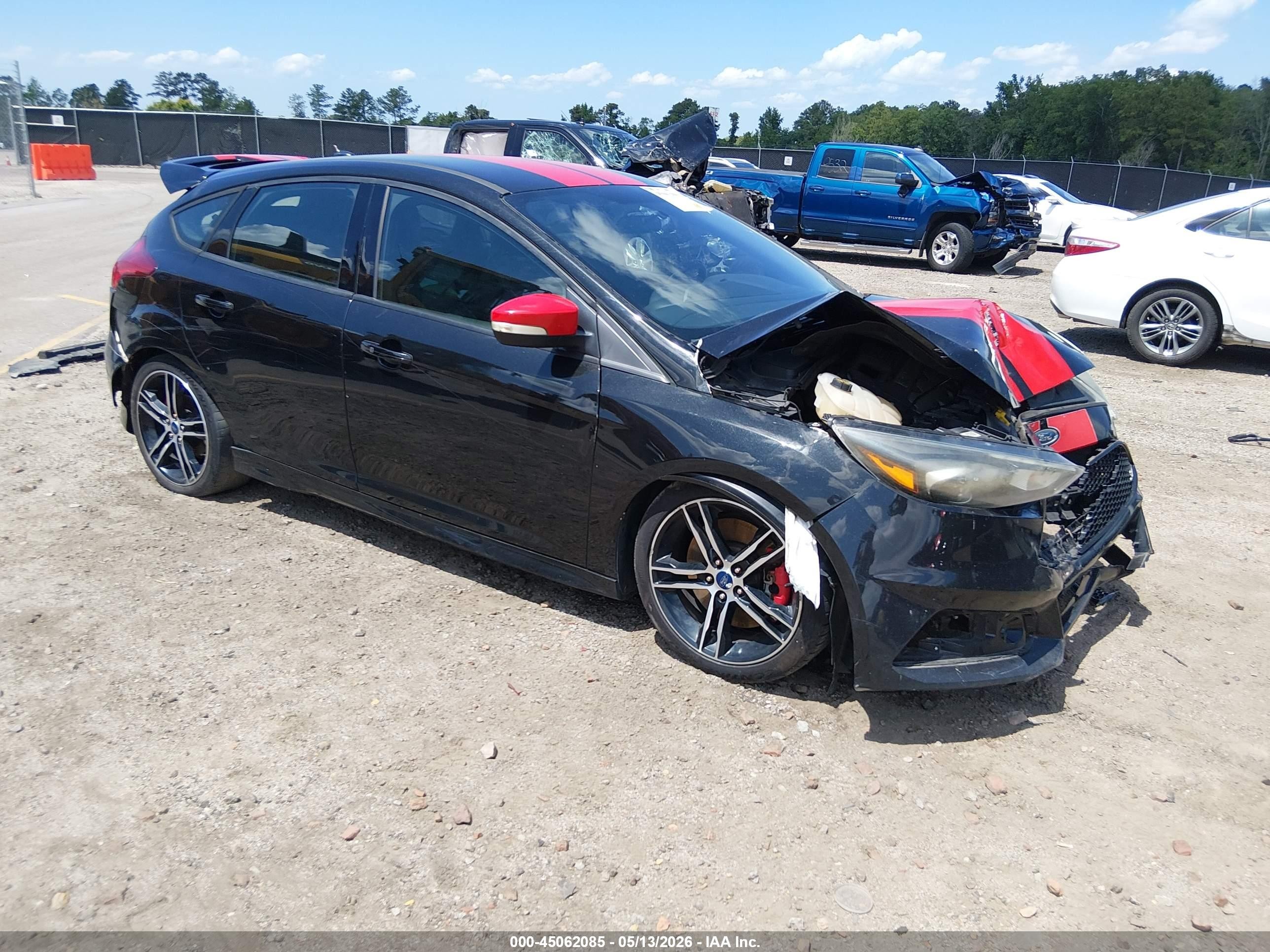 2015 Ford Focus St   Black vin: 1FADP3L99FL291488