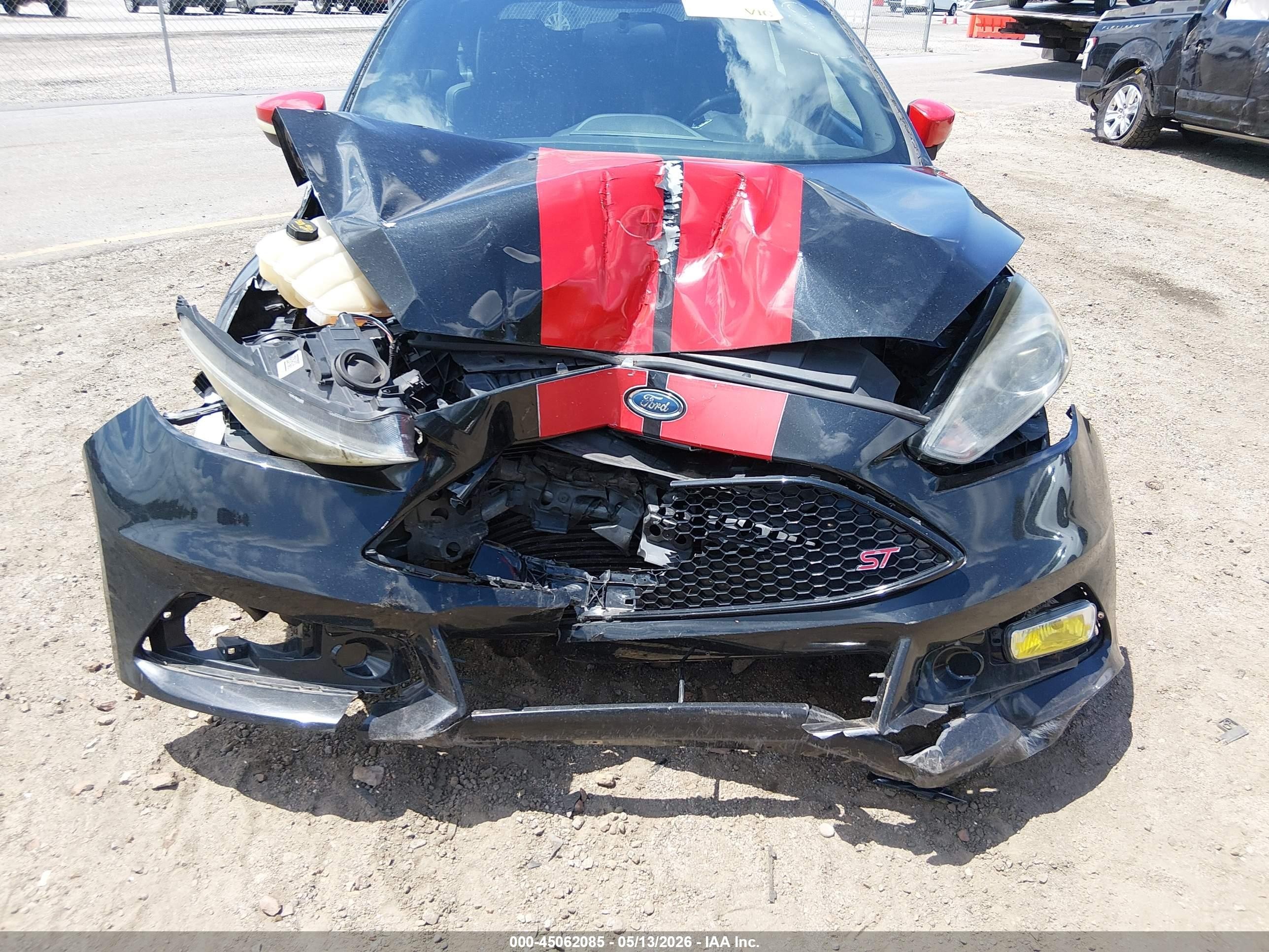 2015 Ford Focus St   Black vin: 1FADP3L99FL291488
