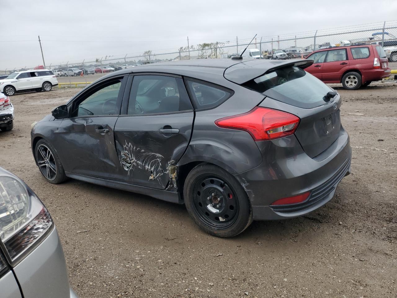 2015 Ford Focus St Gray vin: 1FADP3L99FL323727