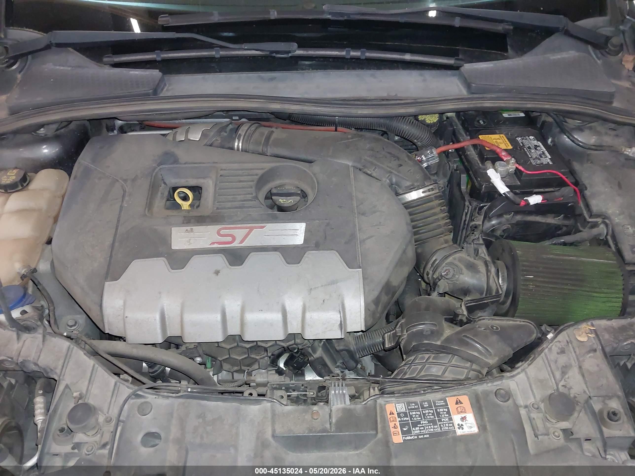 2015 Ford Focus St   Gray vin: 1FADP3L99FL324912