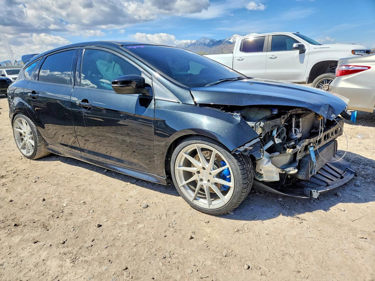 2015 Ford Focus St Черный vin: 1FADP3L99FL364259