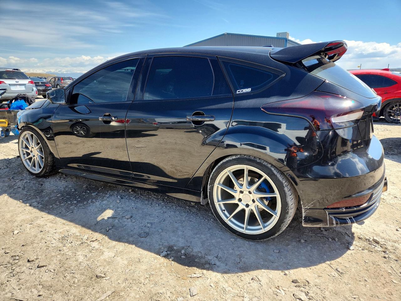 2015 Ford Focus St Черный vin: 1FADP3L99FL364259