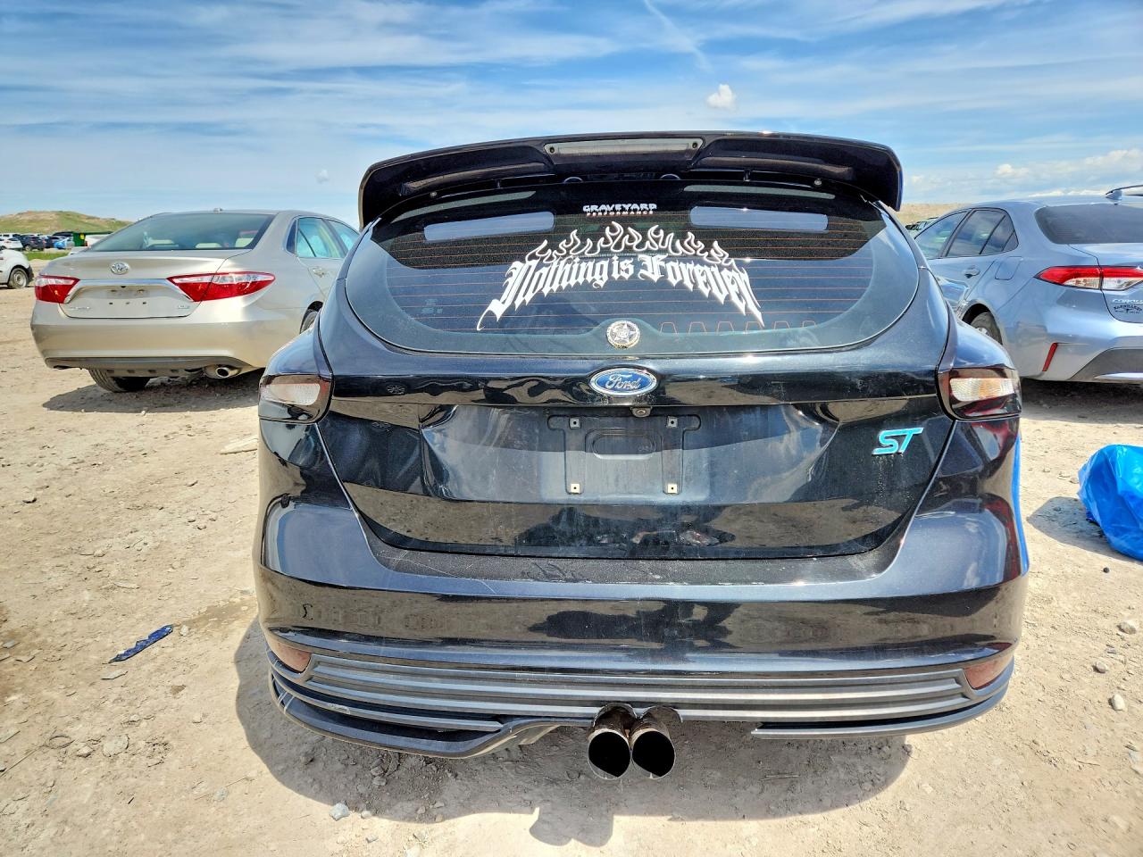 2015 Ford Focus St Черный vin: 1FADP3L99FL364259