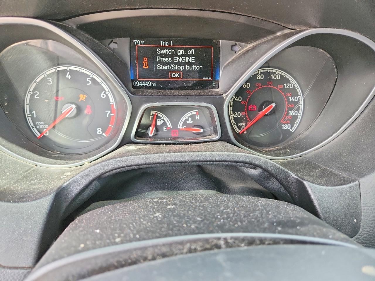 2015 Ford Focus St Черный vin: 1FADP3L99FL364259