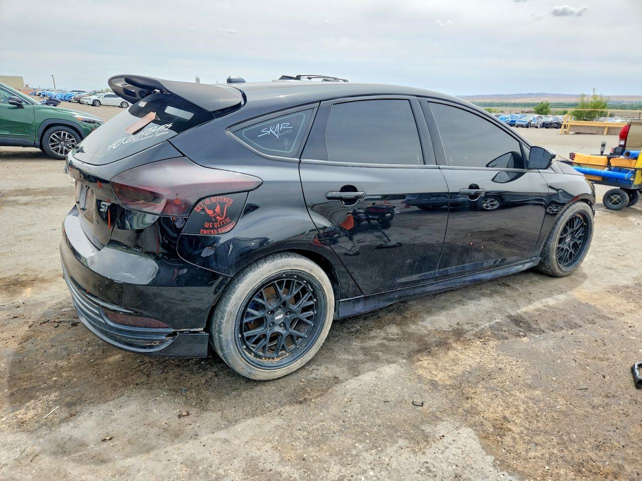 2016 Ford Focus St Black vin: 1FADP3L99GL347592