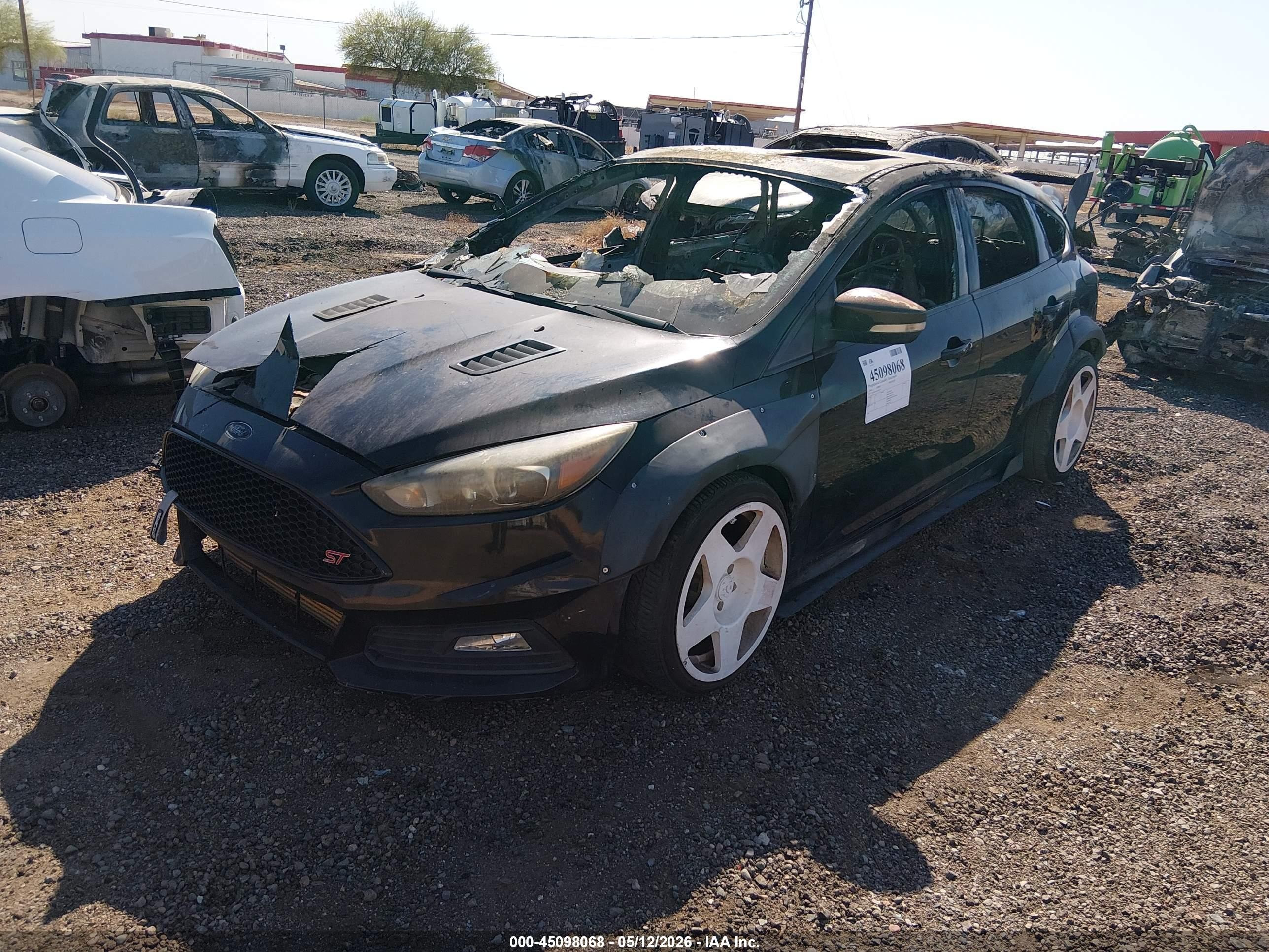 2016 Ford Focus St   Black vin: 1FADP3L99GL363226