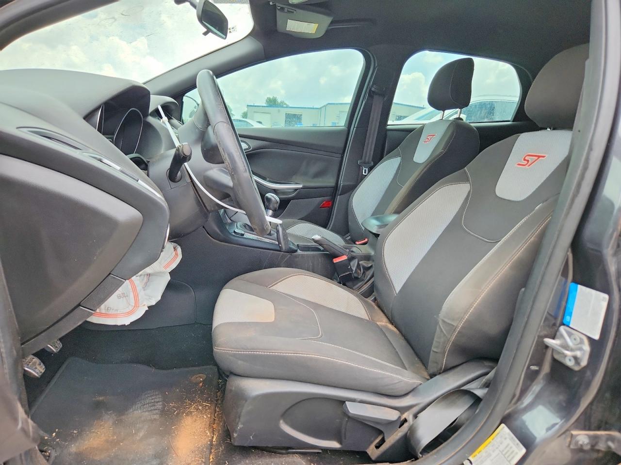 2017 Ford Focus St Gray vin: 1FADP3L99HL263161
