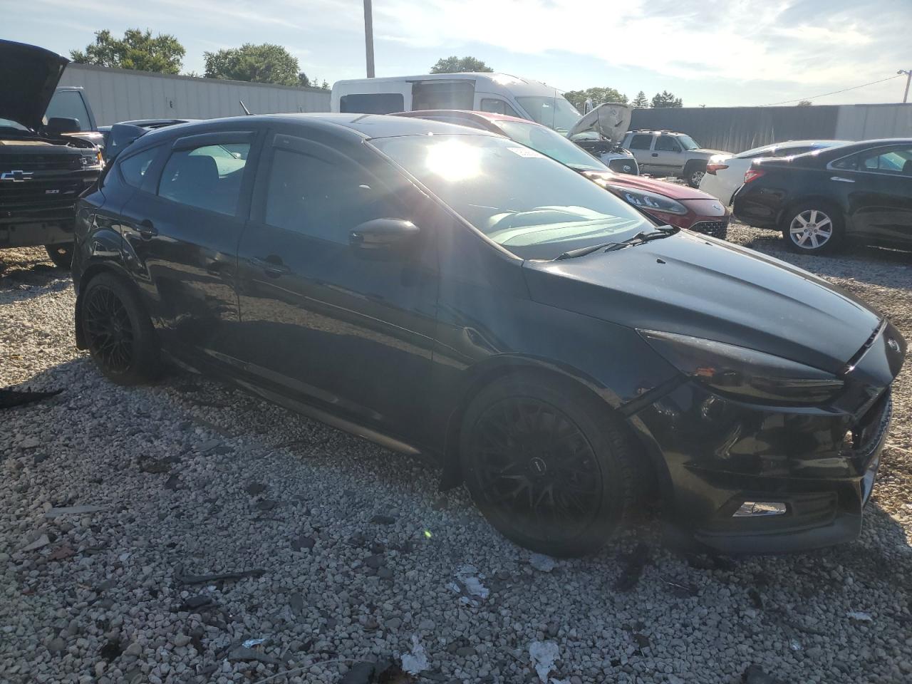 2017 Ford Focus St Black vin: 1FADP3L99HL302511