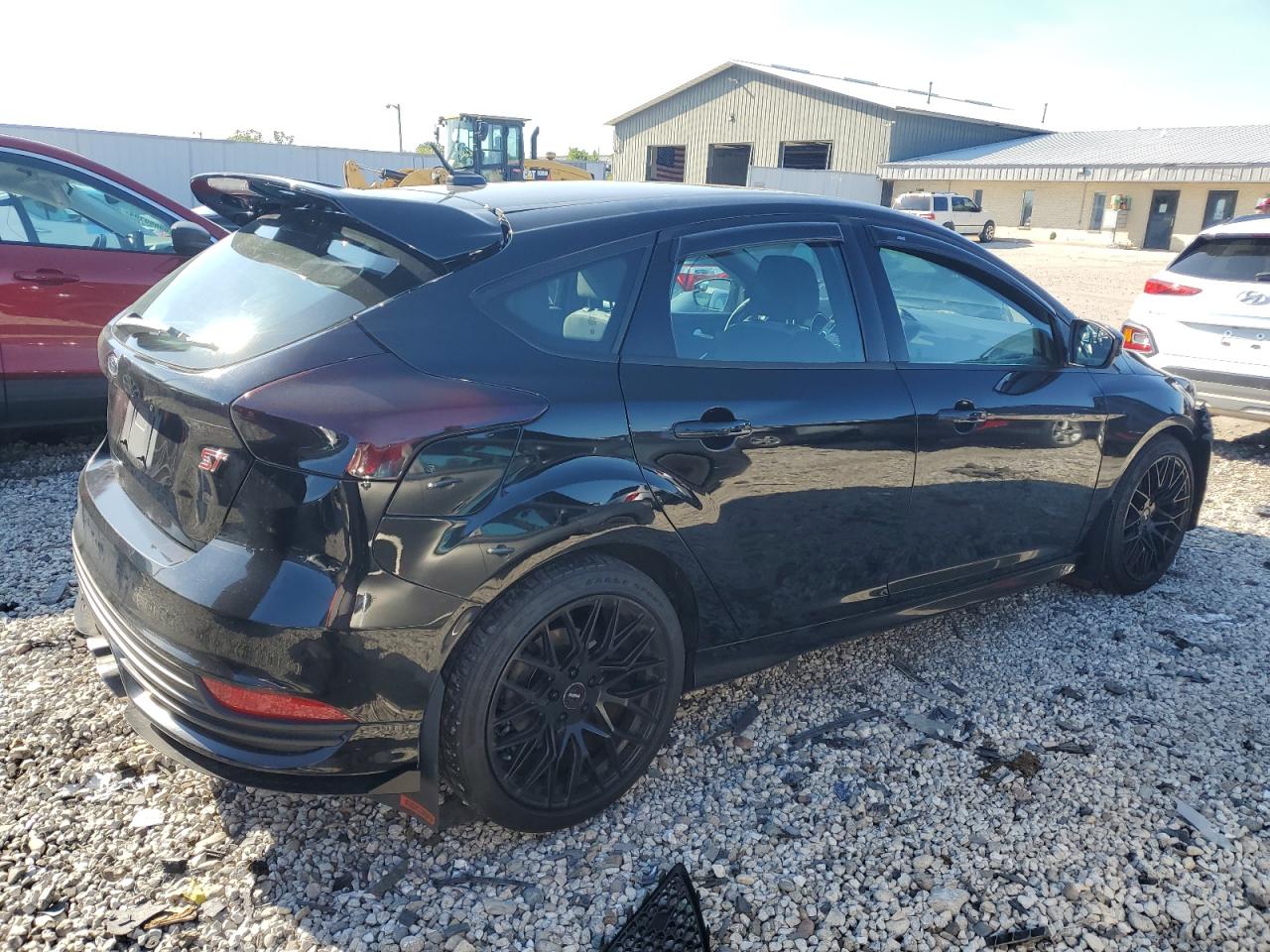 2017 Ford Focus St Black vin: 1FADP3L99HL302511