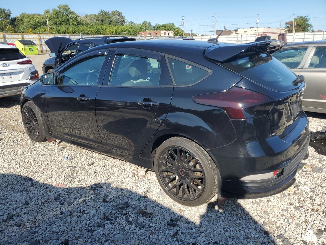 2017 Ford Focus St Black vin: 1FADP3L99HL302511