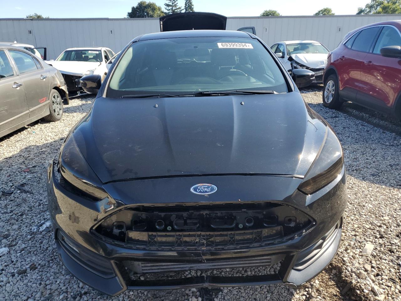 2017 Ford Focus St Black vin: 1FADP3L99HL302511