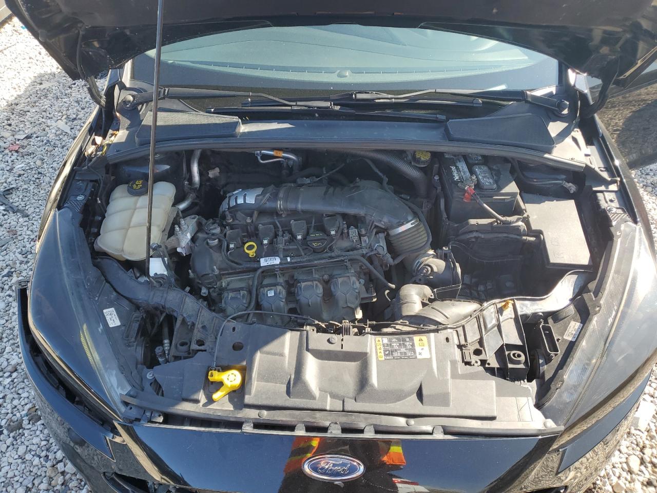 2017 Ford Focus St Black vin: 1FADP3L99HL302511