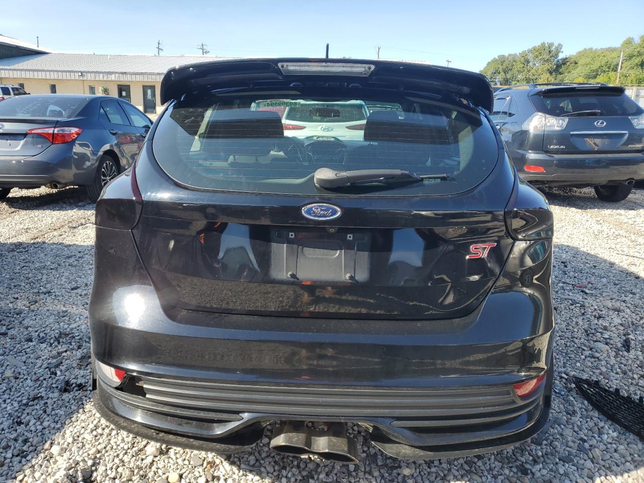 2017 Ford Focus St Black vin: 1FADP3L99HL302511