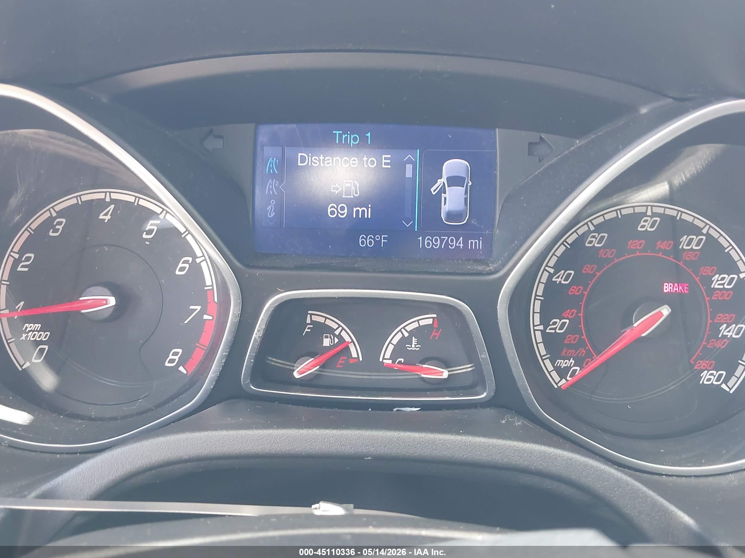 2013 Ford Focus St   Blue vin: 1FADP3L9XDL185645